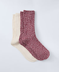 Cozy Marled Crew Sock Set carousel Product Image 1