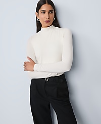Long Sleeve Mock Neck Top carousel Product Image 1