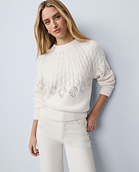 Petite Weekend Mixed Stitch Sweater carousel Product Image 1