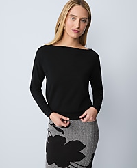 Boatneck Wedge Sweater carousel Product Image 1