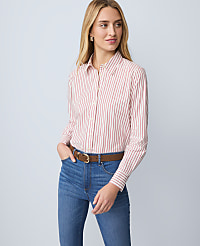 Weekend Striped Relaxed Perfect Shirt carousel Product Image 1