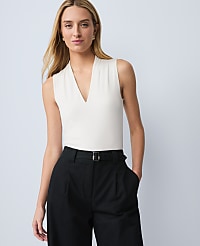 Petite Sleeveless V-Neck Top carousel Product Image 1