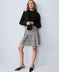 Plaid Pleated Skirt carousel Product Image 3