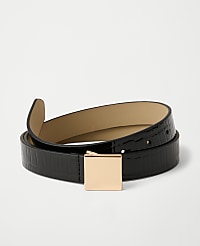 Croco Patent Leather Belt carousel Product Image 1