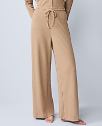 Waffle Wide-Leg Lounge Pants carousel Product Image 1