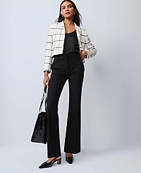 The Military Blazer Jacket in Windowpane carousel Product Image 4