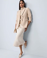 Petite Satin Bias Midi Slip Skirt carousel Product Image 4