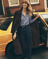 Studio Collection Suede Trench Coat carousel Product Image 1