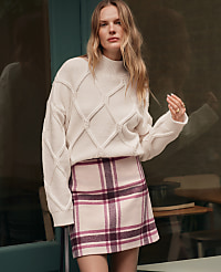 Petite Weekend Plaid Mini Skirt carousel Product Image 1