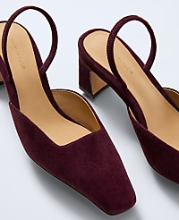 Suede Slingback Pump carousel Product Image 2