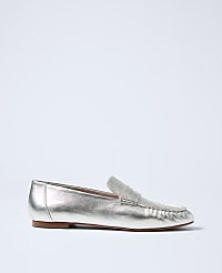 Metallic Leather Loafer carousel Product Image 1