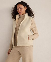 Haven Well Within Faux Suede and Sherpa Reversible Vest carousel Product Image 2