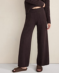 Haven Well Within Organic Cotton Blend Pintuck Wide Leg Pants carousel Product Image 1