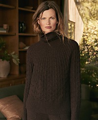 Haven Well Within Organic Cotton Blend Gradient Cable Sweater carousel Product Image 4