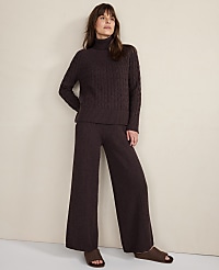 Haven Well Within Organic Cotton Blend Pintuck Wide Leg Pants carousel Product Image 2