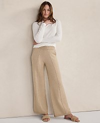 Haven Well Within Organic Cotton Blend Pintuck Wide Leg Pants carousel Product Image 2