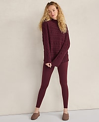 Haven Well Within Organic Cotton Horizontal Cable Funnel Neck Sweater carousel Product Image 2