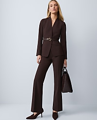 The Petite Trouser Pant in Fluid Crepe carousel Product Image 1