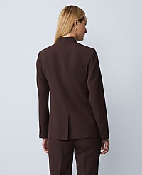 The Petite Cutaway Blazer in Fluid Crepe carousel Product Image 2