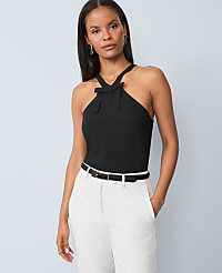 Bow Halter Top carousel Product Image 1