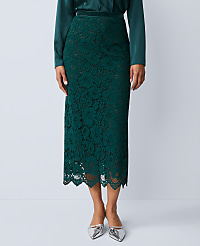 Lace Column Midi Skirt carousel Product Image 2