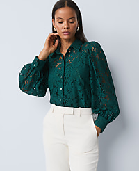 Petite Lace Blouse carousel Product Image 1