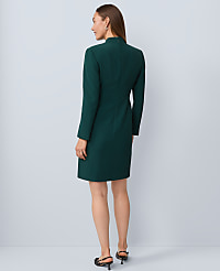 Petite Double Breasted Blazer Dress carousel Product Image 2
