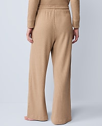 Waffle Wide-Leg Lounge Pants carousel Product Image 2