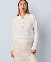 Petite Polo Sweater carousel Product Image 1