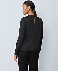 Asymmetric Satin Top carousel Product Image 2
