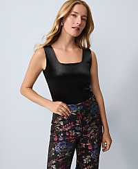 Velvet Square Neck Tank Top carousel Product Image 1