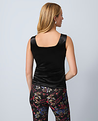Velvet Square Neck Tank Top carousel Product Image 2