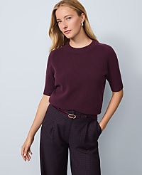 Cashmere Sweater Tee carousel Product Image 1