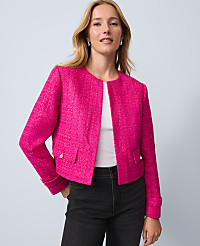 Tweed Cropped Jacket carousel Product Image 1