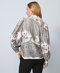 Floral Satin Blouse carousel Product Image 2
