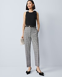 The Petite Eva Ankle Pant in Plaid carousel Product Image 1