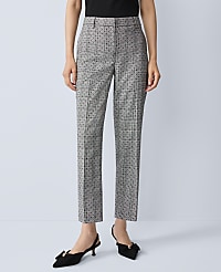 The Petite Eva Ankle Pant in Plaid carousel Product Image 2