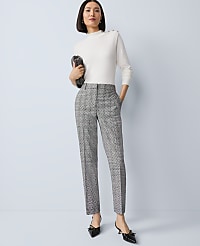 The Petite Eva Ankle Pant in Plaid carousel Product Image 4