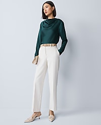 Asymmetric Satin Top carousel Product Image 2