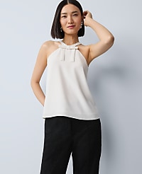 Bow Halter Top carousel Product Image 1