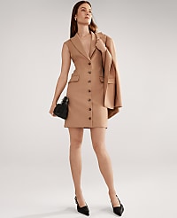 The Peak Lapel Blazer Dress carousel Product Image 3