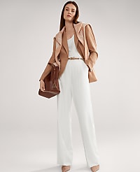 The Petite Side Button Wide-Leg Pant carousel Product Image 5