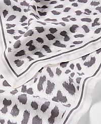 Animal Print Triangle Silk Scarf carousel Product Image 2