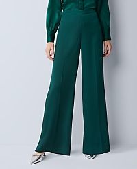 The Side Zip Pant in Satin carousel Product Image 2