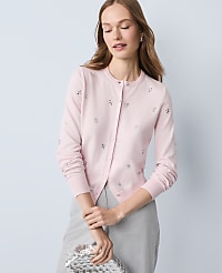 Crystal Embellished Ann Cardigan carousel Product Image 1