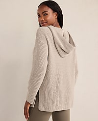 Haven Well Within Organic Cotton Cashmere Shaker Stitch Hoodie carousel Product Image 2
