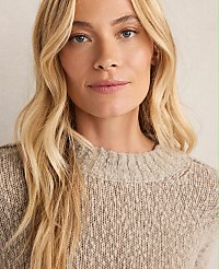 Haven Well Within Marled Cashmere Crewneck Pullover carousel Product Image 2