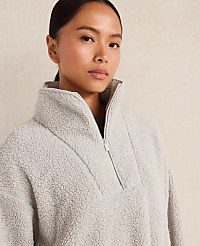 Haven Well Within Sherpa Half-Zip Mock Neck Pullover carousel Product Image 2