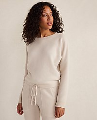 Haven Well Within Cashmere Tie-Front Crewneck Sweater carousel Product Image 1