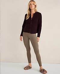 Haven Well Within Cashmere Shaker Bomber Sweater Jacket carousel Product Image 2